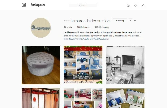 Cecilia Marocchi Decoración - Instagram
