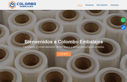 COLOMBO Embalajes - Página Web