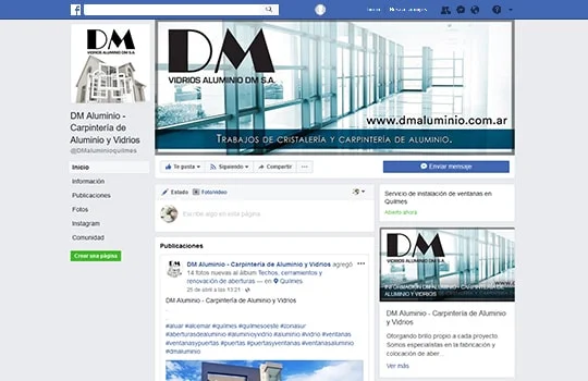 DM Aluminio - Facebook