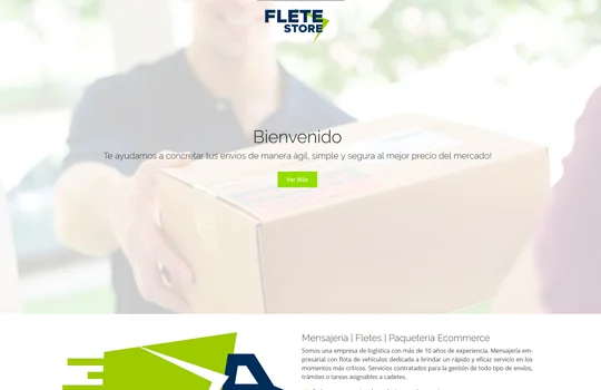 Flete Store - Página Web