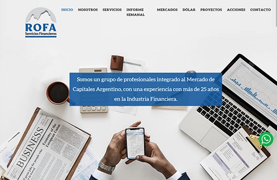 ROFA | Servicios Financieros - Página Web