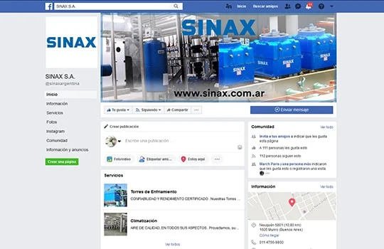 SINAX - Facebook