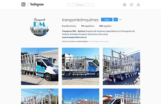 Transporte DM - Instagram